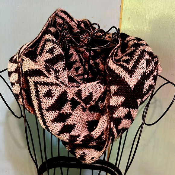 Accessories - Infinity scarf black and gray